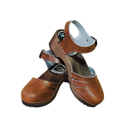 Träskosandal Ankle Close Antik