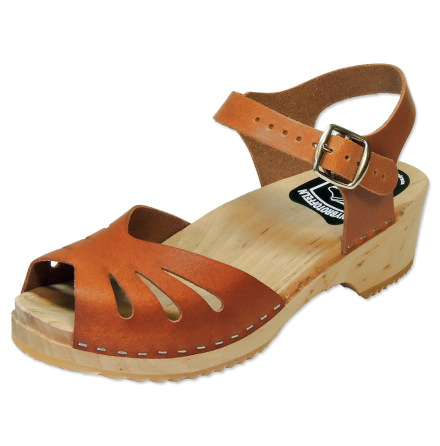 Trskosandal Butterfly Cognac 5 cm